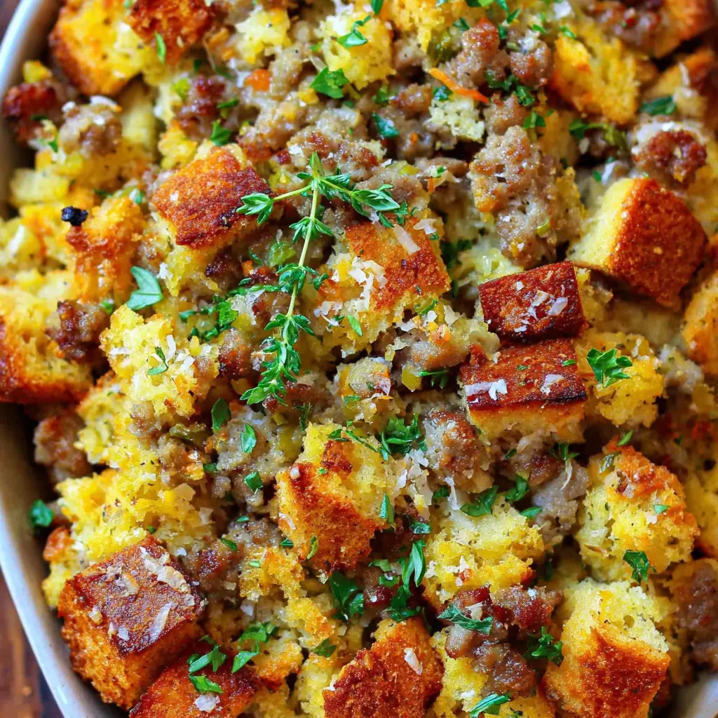 Apple Sausage Stuffing