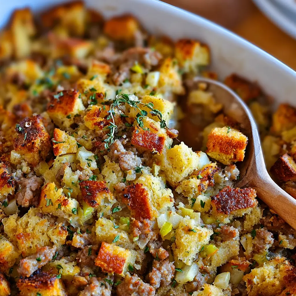 Apple Sausage Stuffing