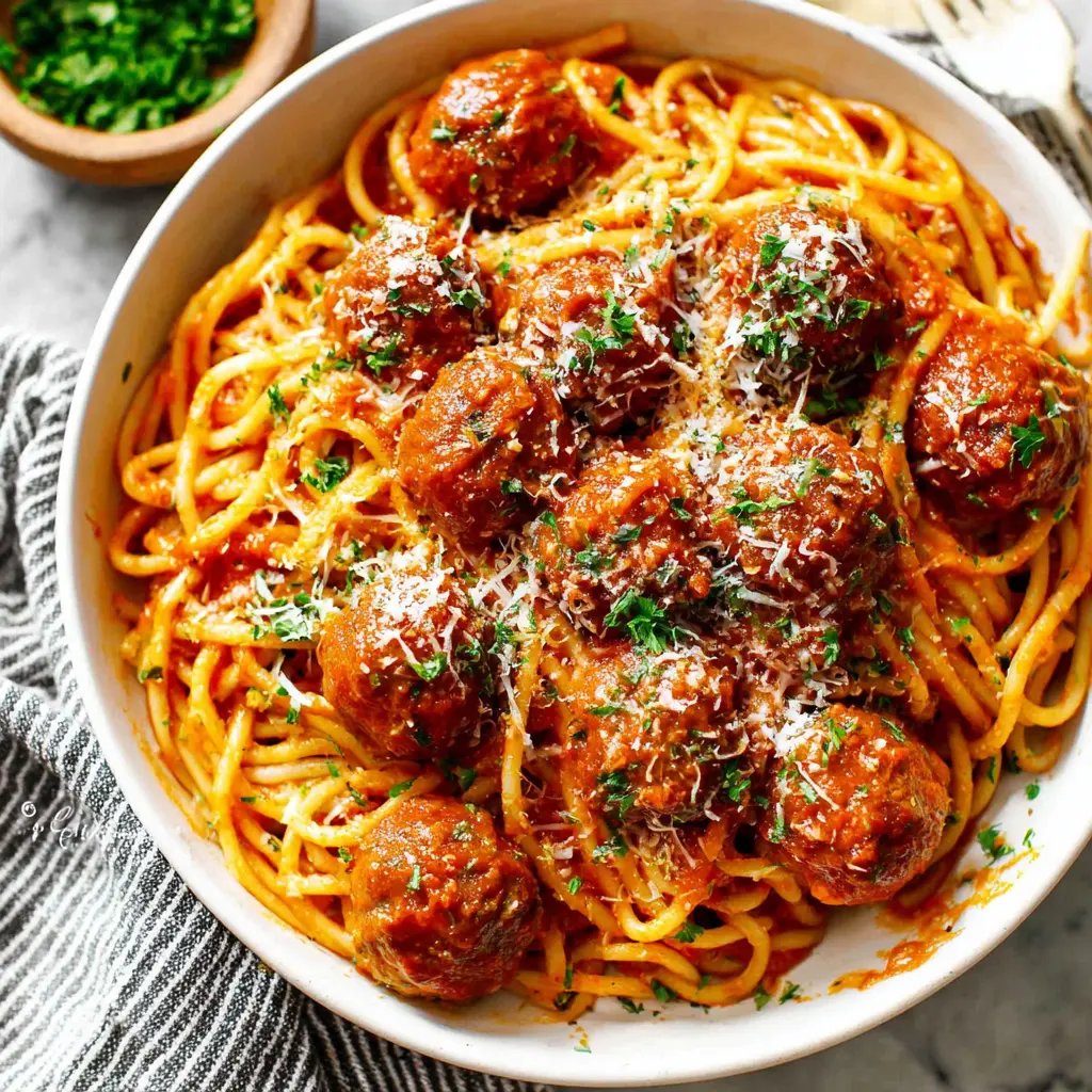 Italian Spaghetti Sauce with Meatballs
