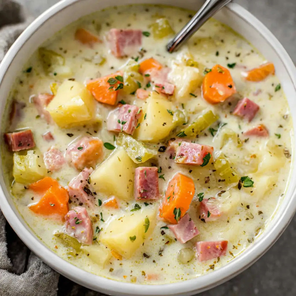 Creamy Ham Potato Soup