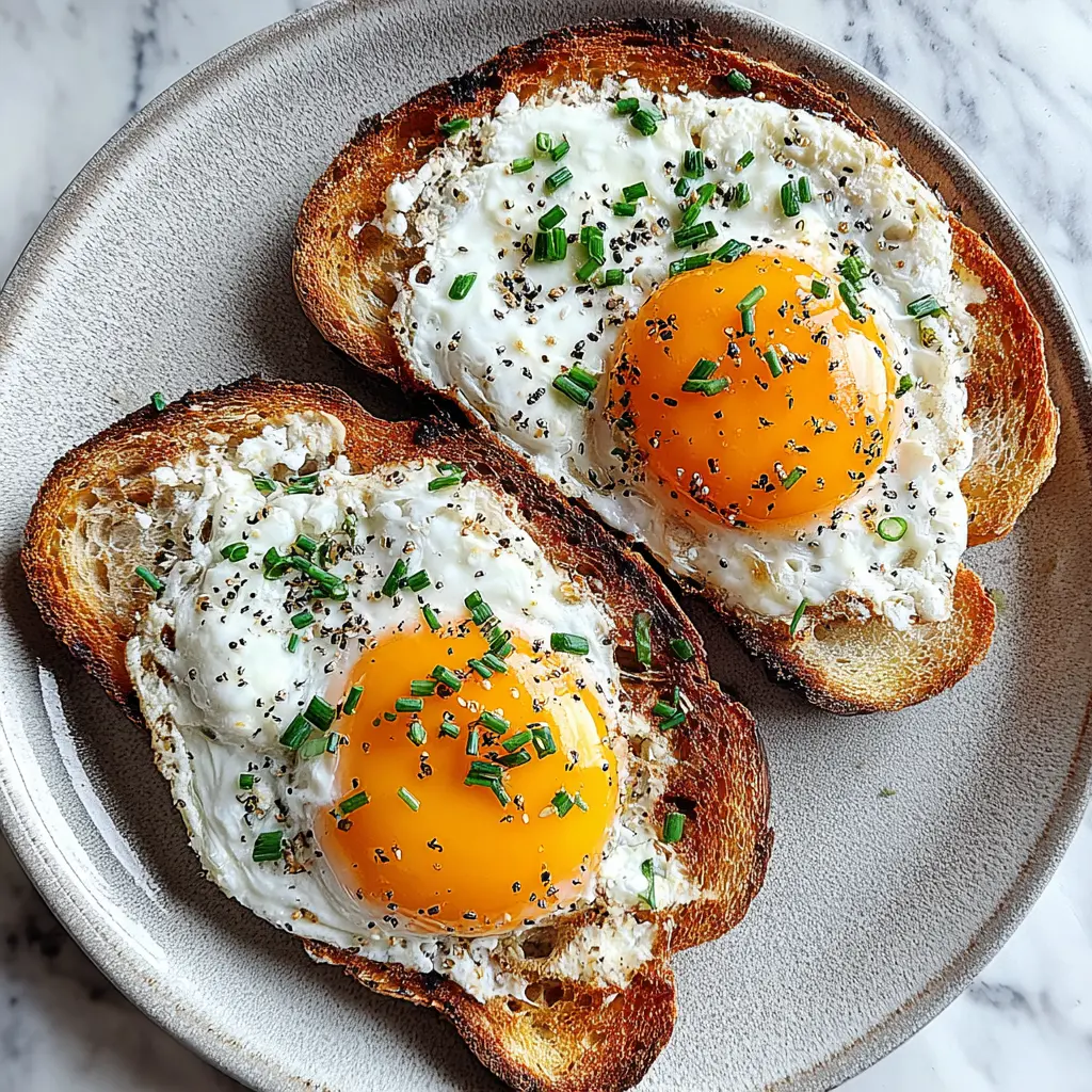 Fried Egg Ricotta Toast