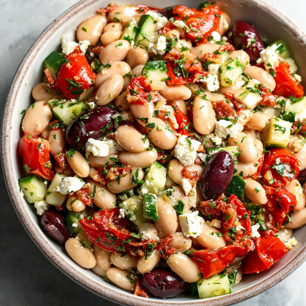 Mediterranean White Bean Salad