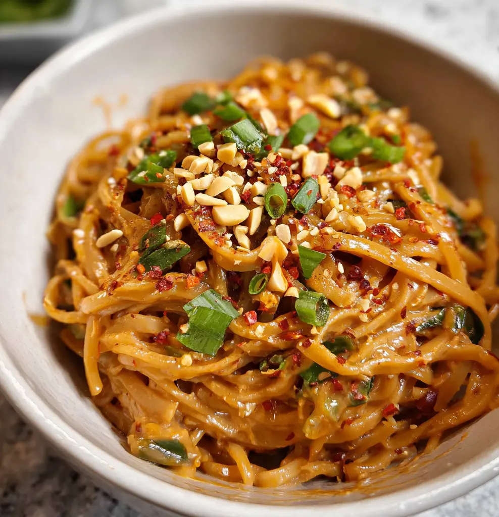 Spicy Peanut Butter Noodles
