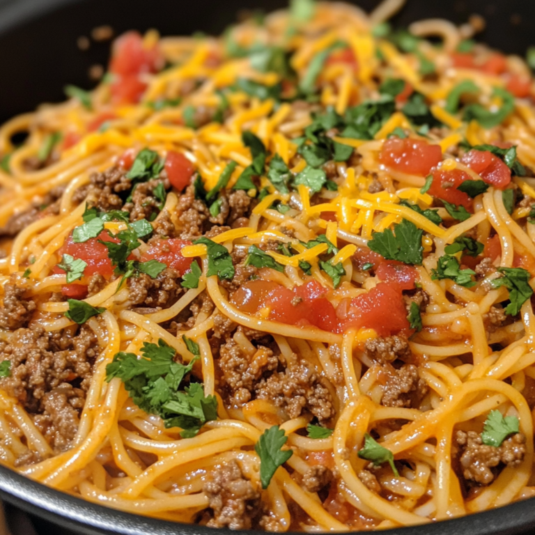 Taco Spaghetti Recipe: The Perfect Fusion Comfort Dish