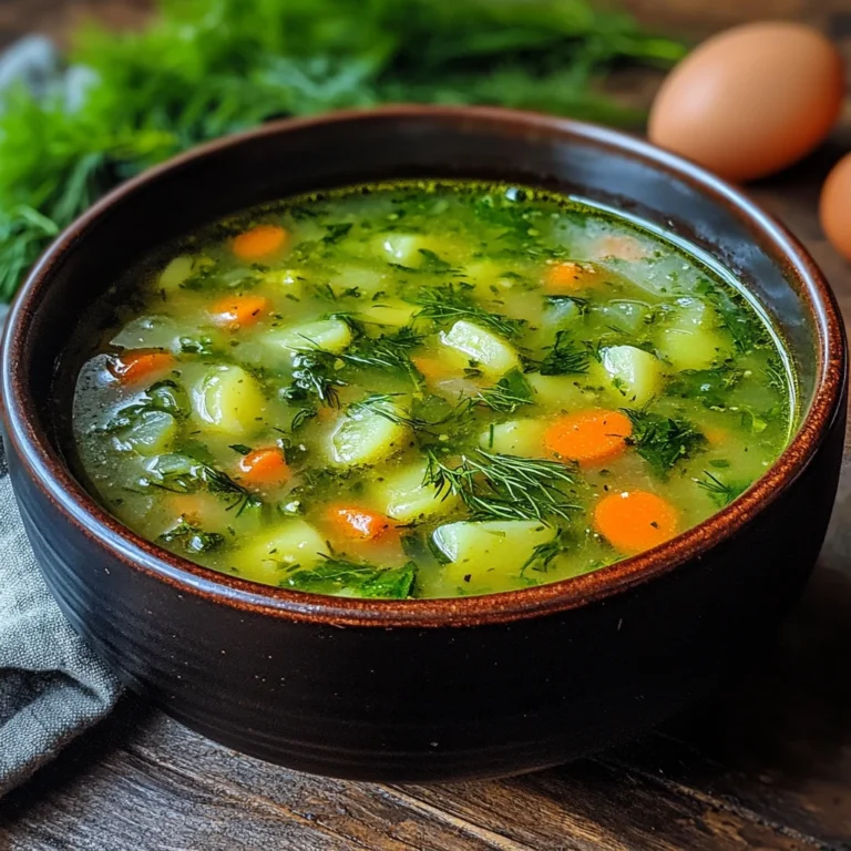 Summer Sorrel Soup (Green Borscht)