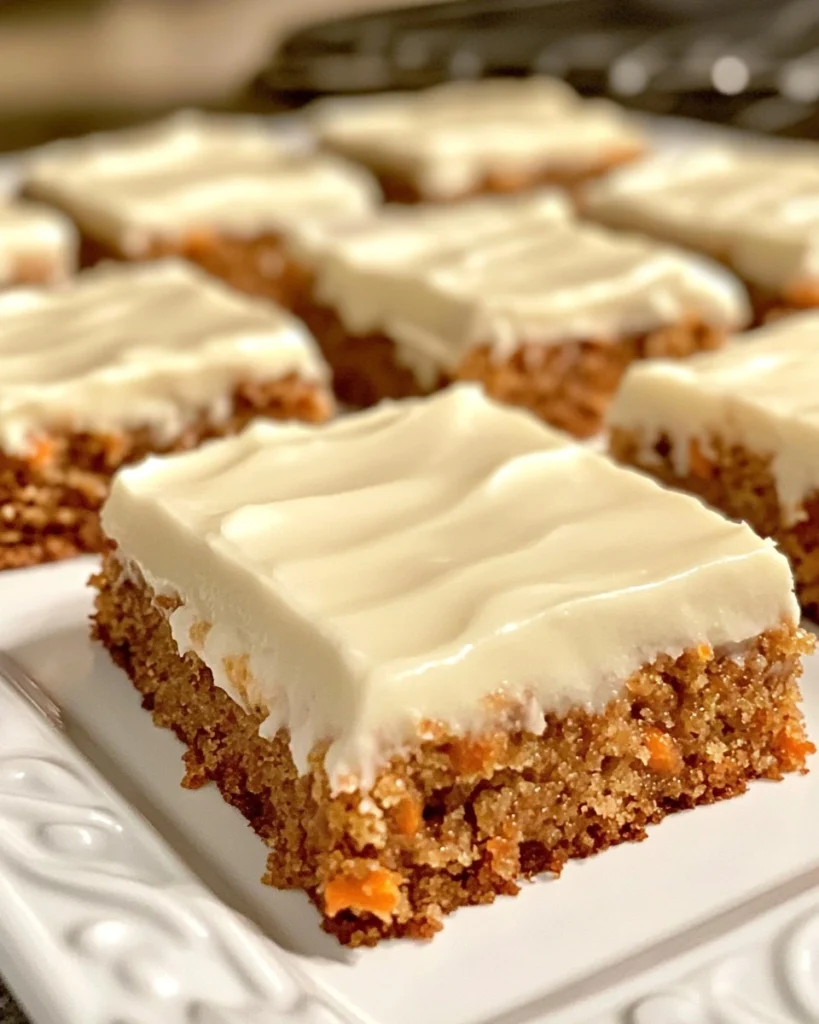 Carrot Cake Bars Recipe