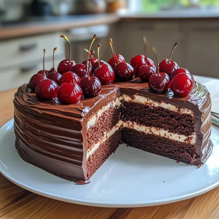 Cherry Chocolate Dream Cake
