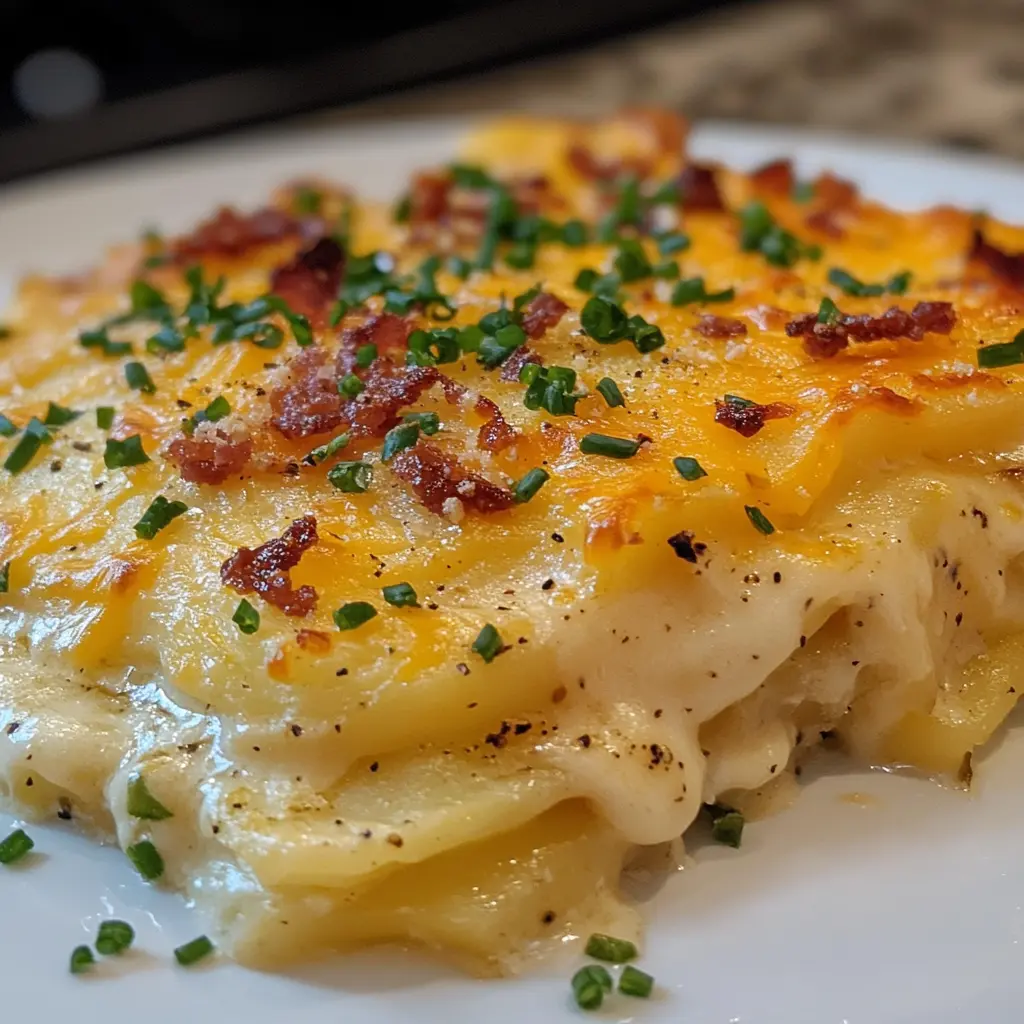 Loaded Scalloped Potatoes Recipe: Easy, Cheesy & Delicious!