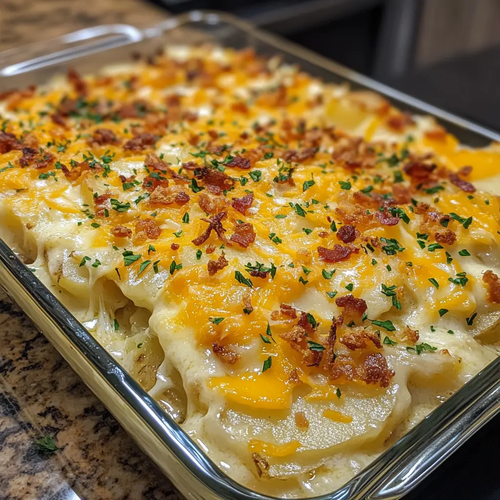 Loaded Scalloped Potatoes Recipe: Easy, Cheesy & Delicious!