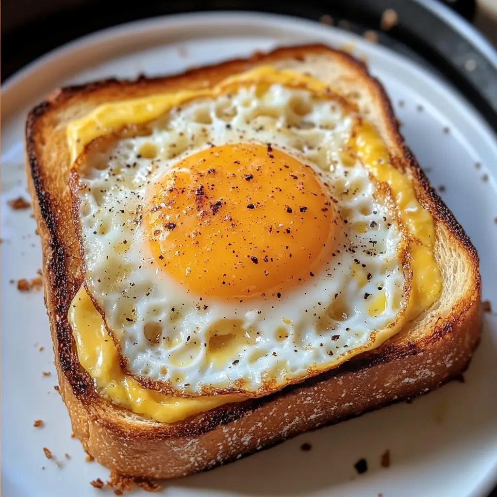 Air Fryer Egg and Cheese Toast Recipe