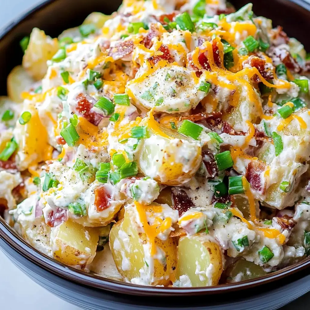 Loaded Potato Salad (a Baked Potato Salad) Recipe Everyone Loves