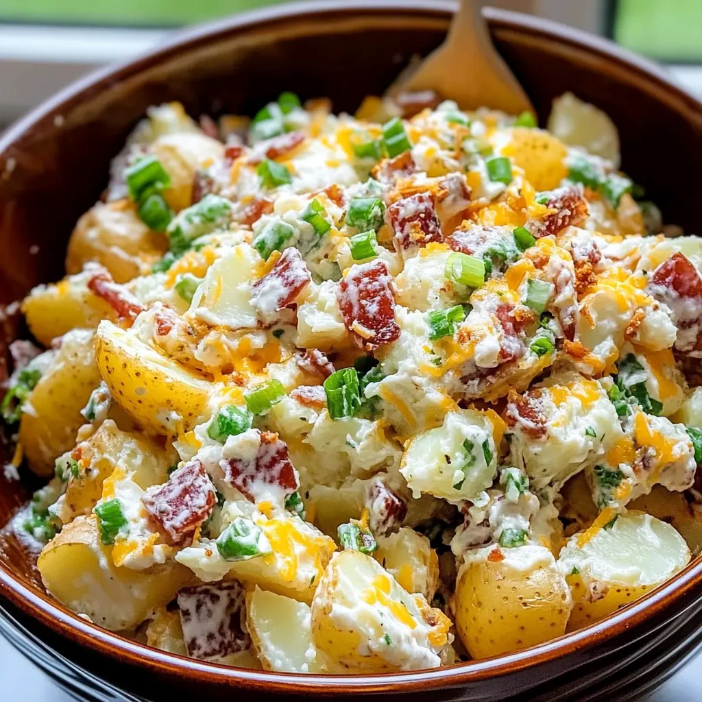 Loaded Potato Salad (a Baked Potato Salad) Recipe Everyone Loves