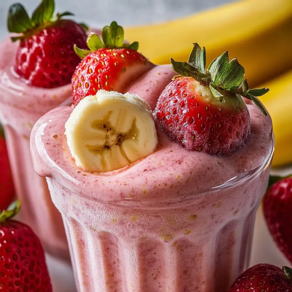 Instant Strawberry Banana Frozen Yogurt Recipe in 5 Minutes