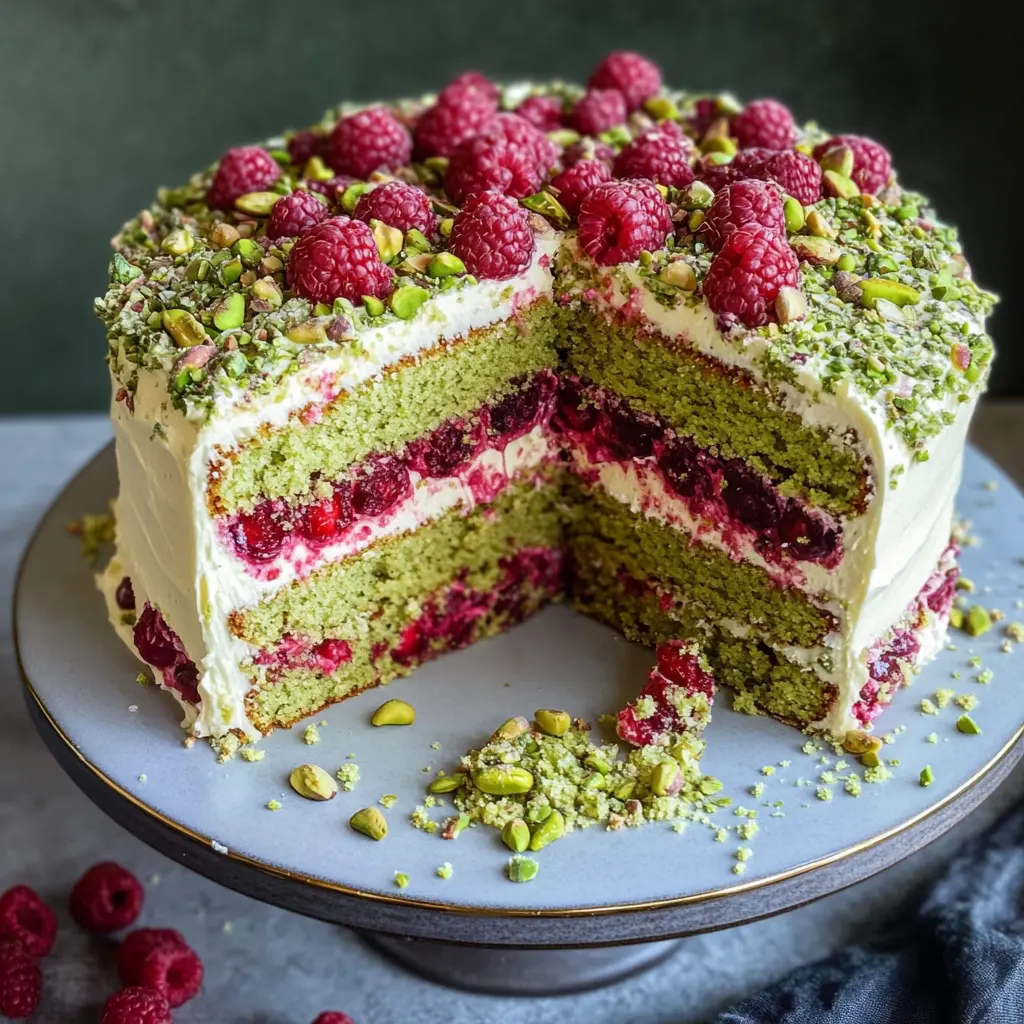 Pistachio Raspberry Cake Recipe for a Delightful Dessert Treat