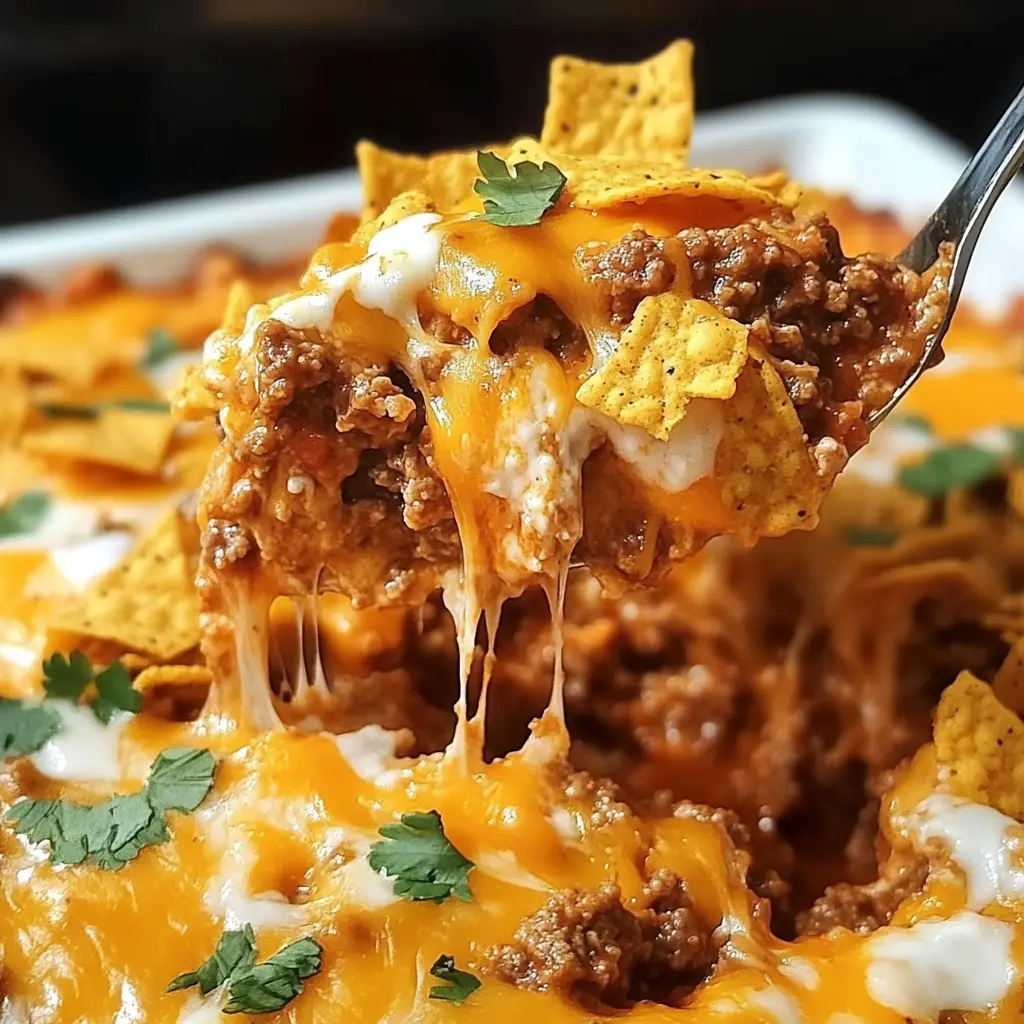Cheesy Dorito Casserole With Ground Beef Recipe Everyone Will Love