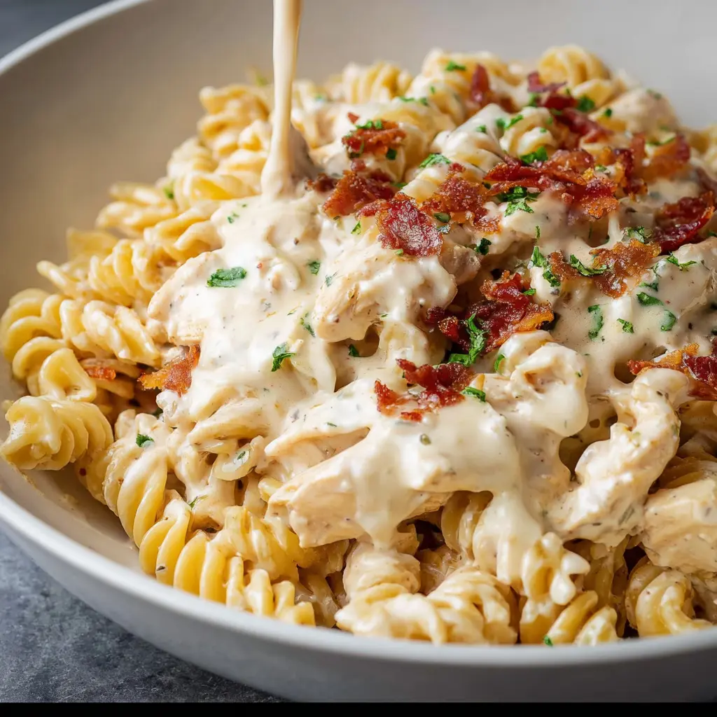 Chicken Bacon Ranch Pasta