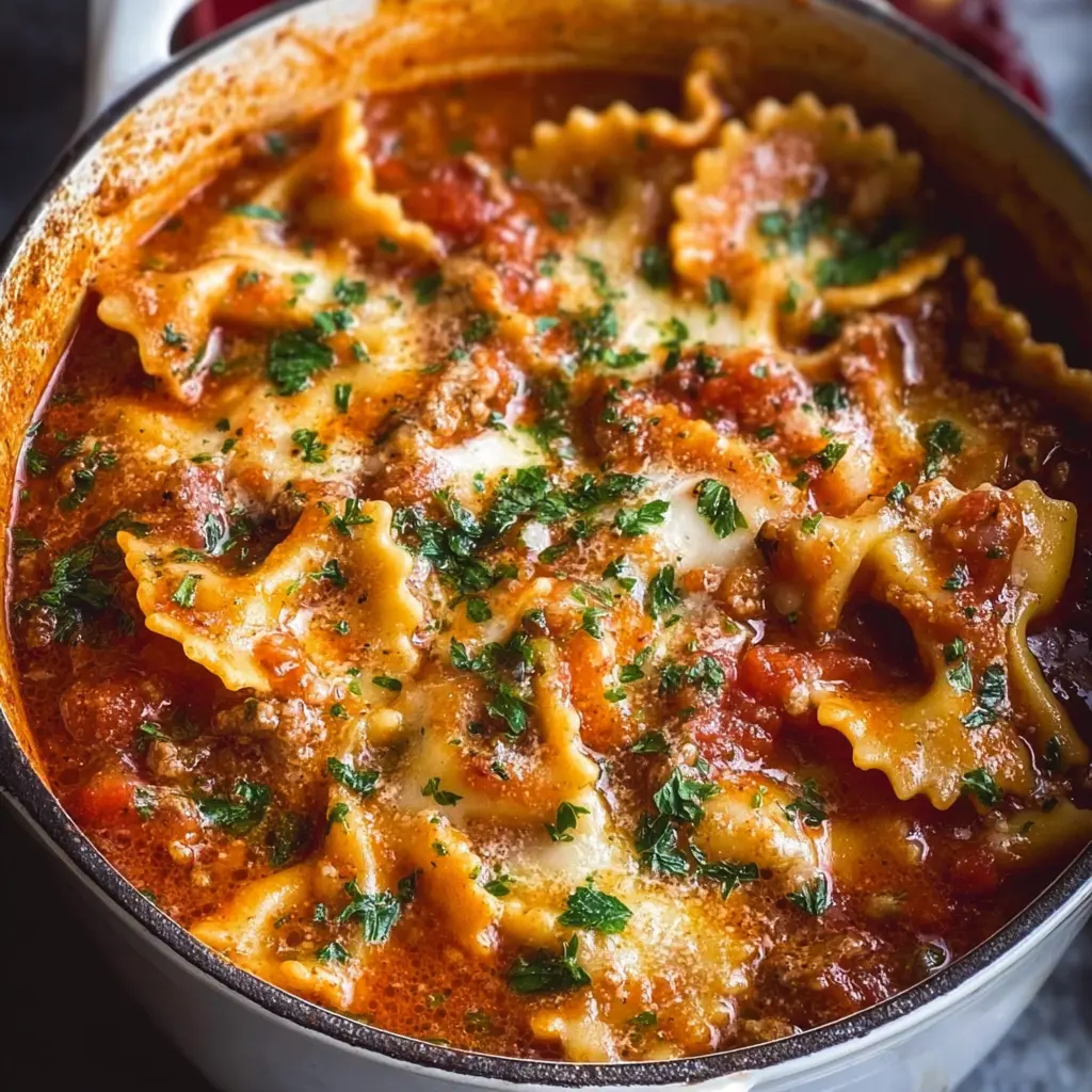 Lasagna Soup
