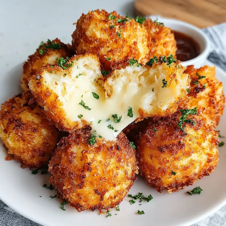 Air Fryer Cheesy Mashed Potato Balls