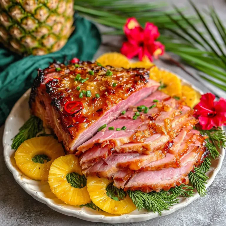 Baked Ham with Pineapple