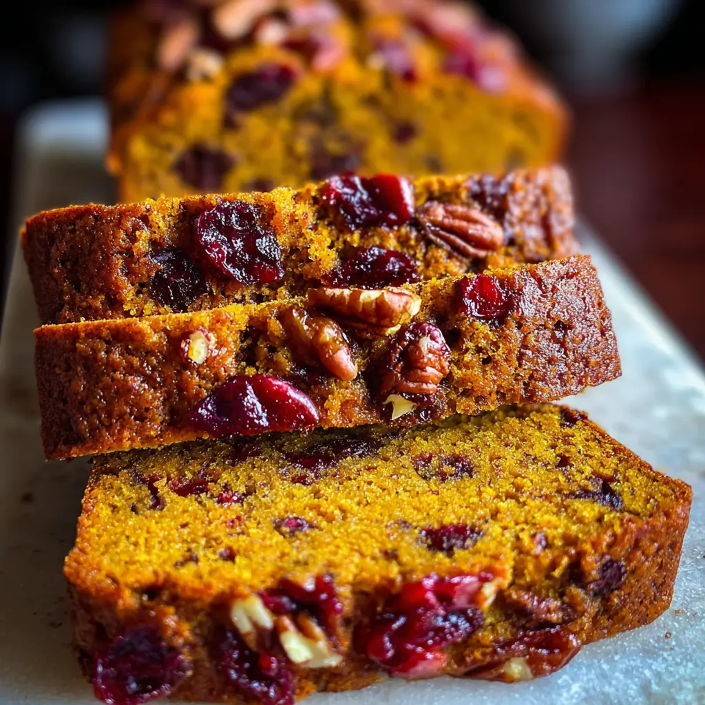 Cranberry Pecan Pumpkin Bread