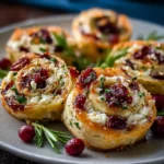 Cranberry Feta Pinwheels