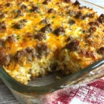 Sausage Hashbrown Breakfast Casserole