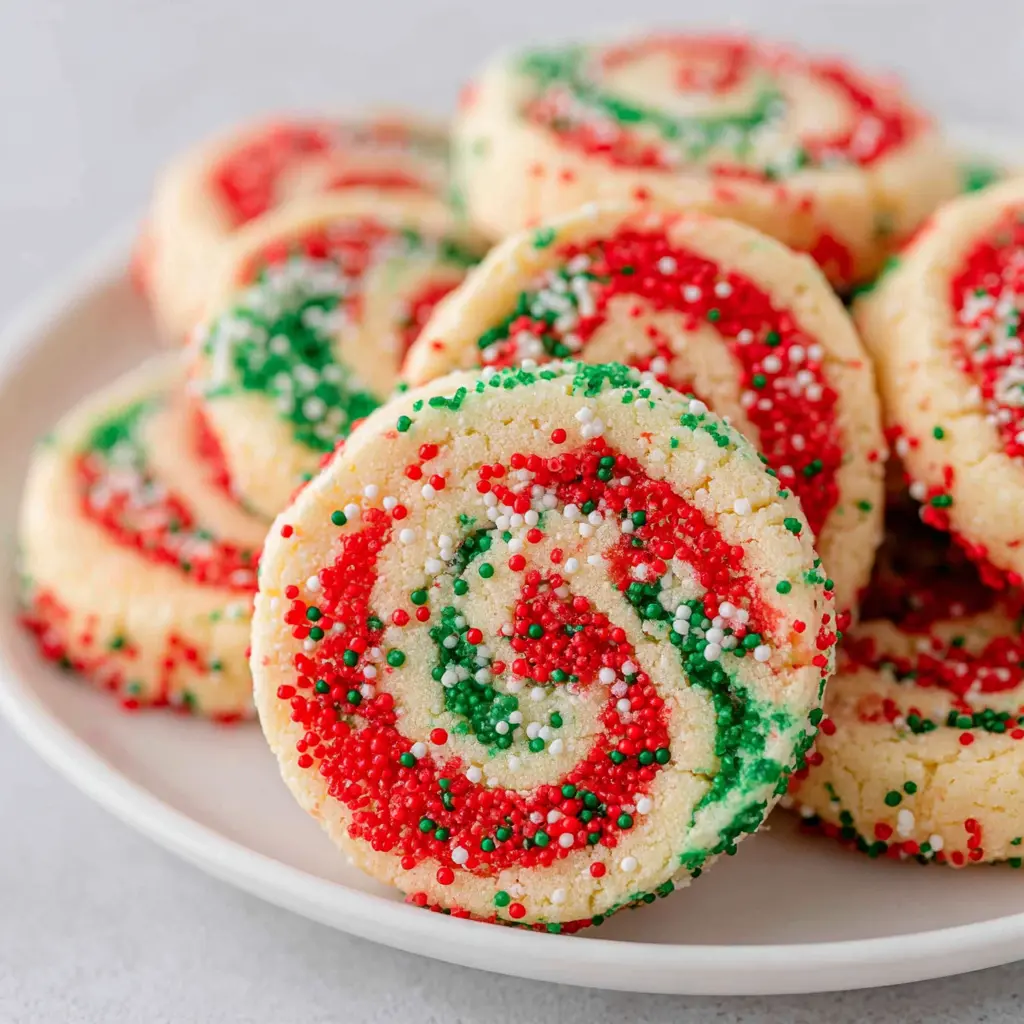 Christmas Pinwheel Cookies