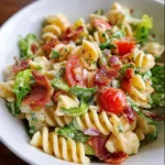 Gluten Free Dairy Free BLT Pasta Salad